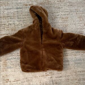 Cozy Brown Faux Fur Puffer Jacket